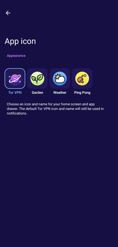 Configuring app appearance