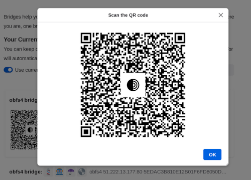 Bridge QR code