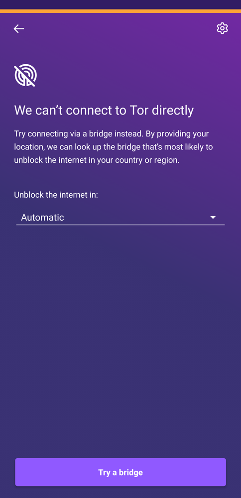 Connection Assist for Tor Browser Android